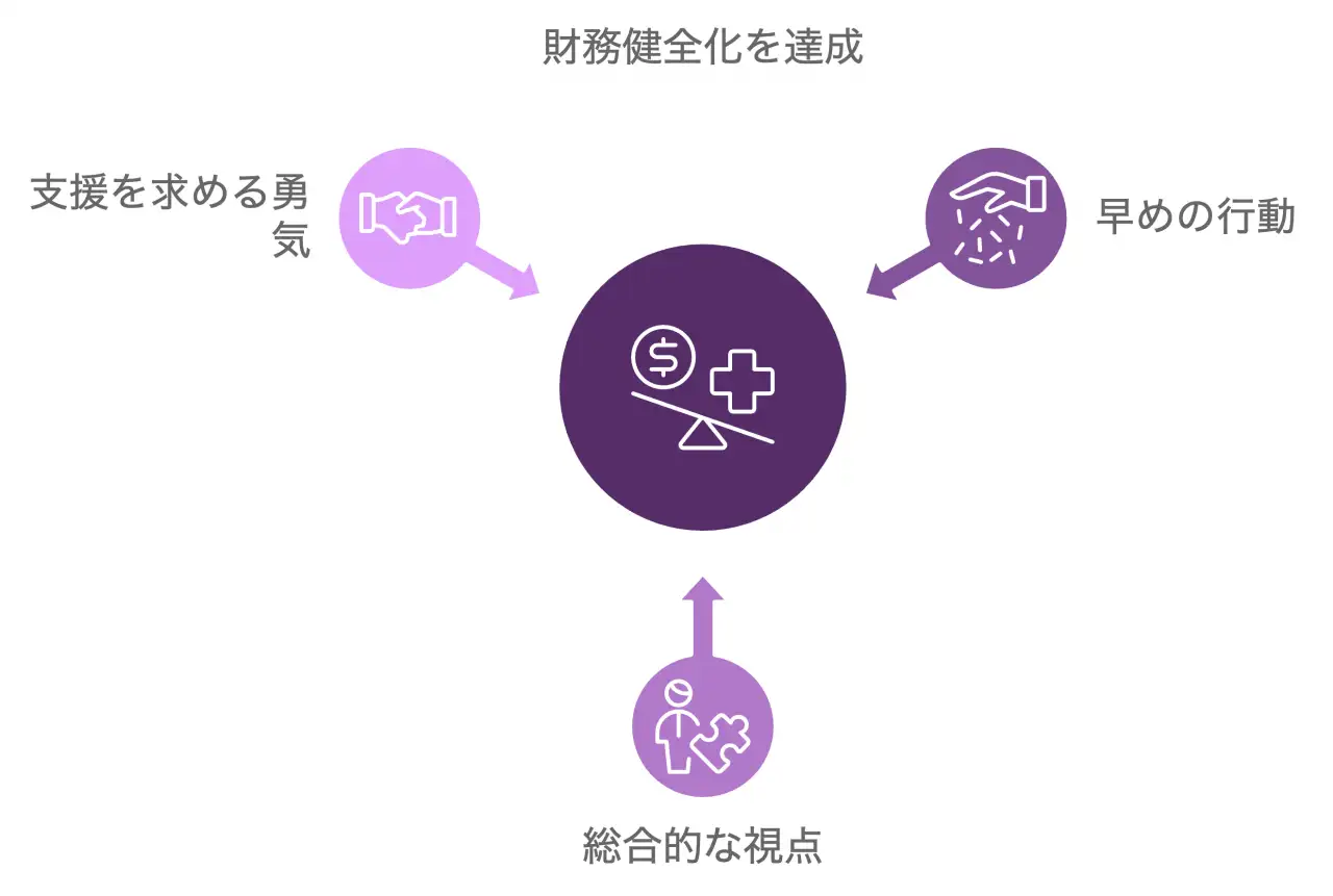 財務健全化を達成