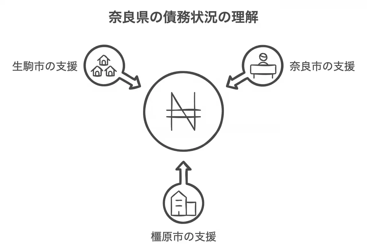 奈良県の債務状況の理解