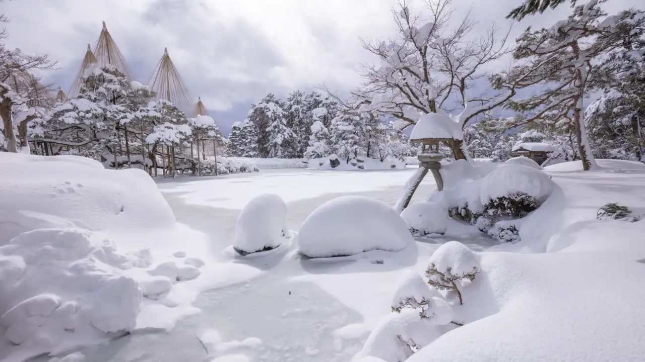 兼六園 雪景色