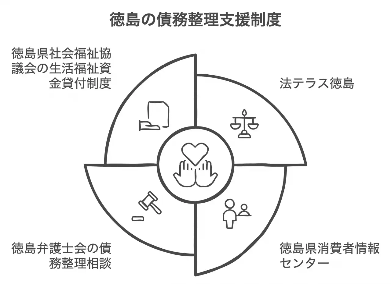 徳島県の債務整理支援制度