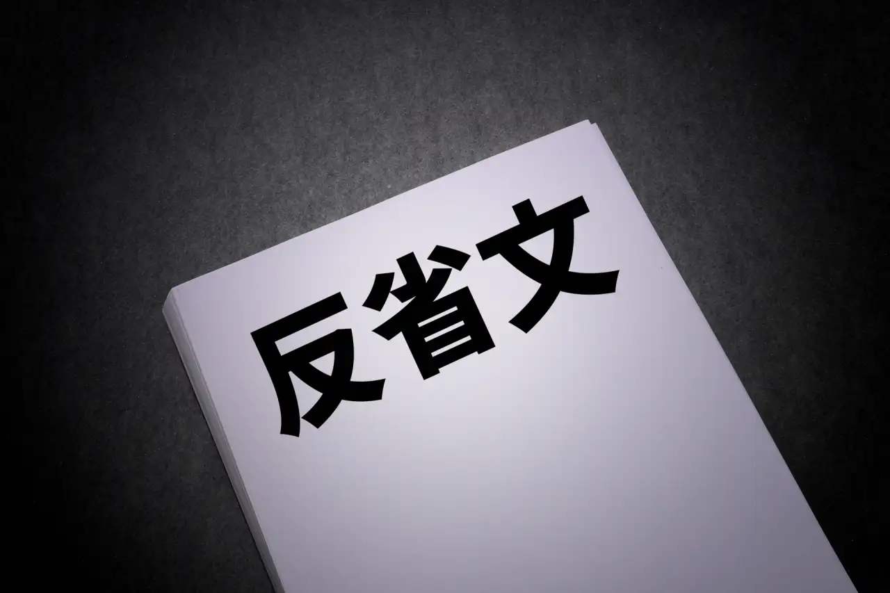 「かなり名文」の反省文